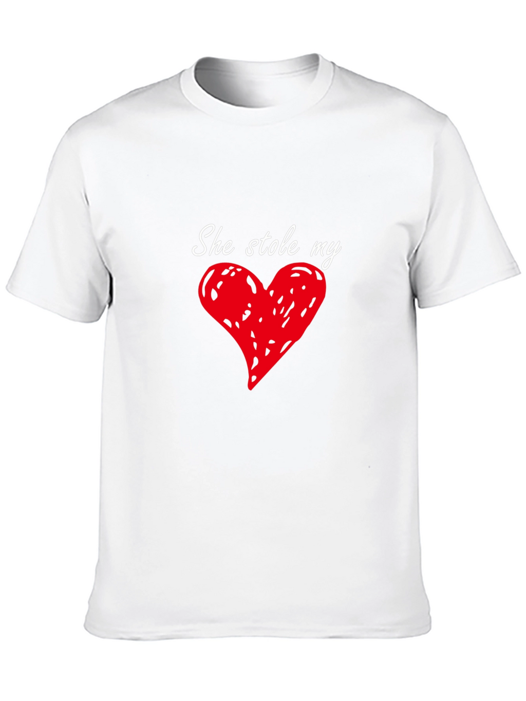 She Stole My Heart Mens T-Shirt - Black