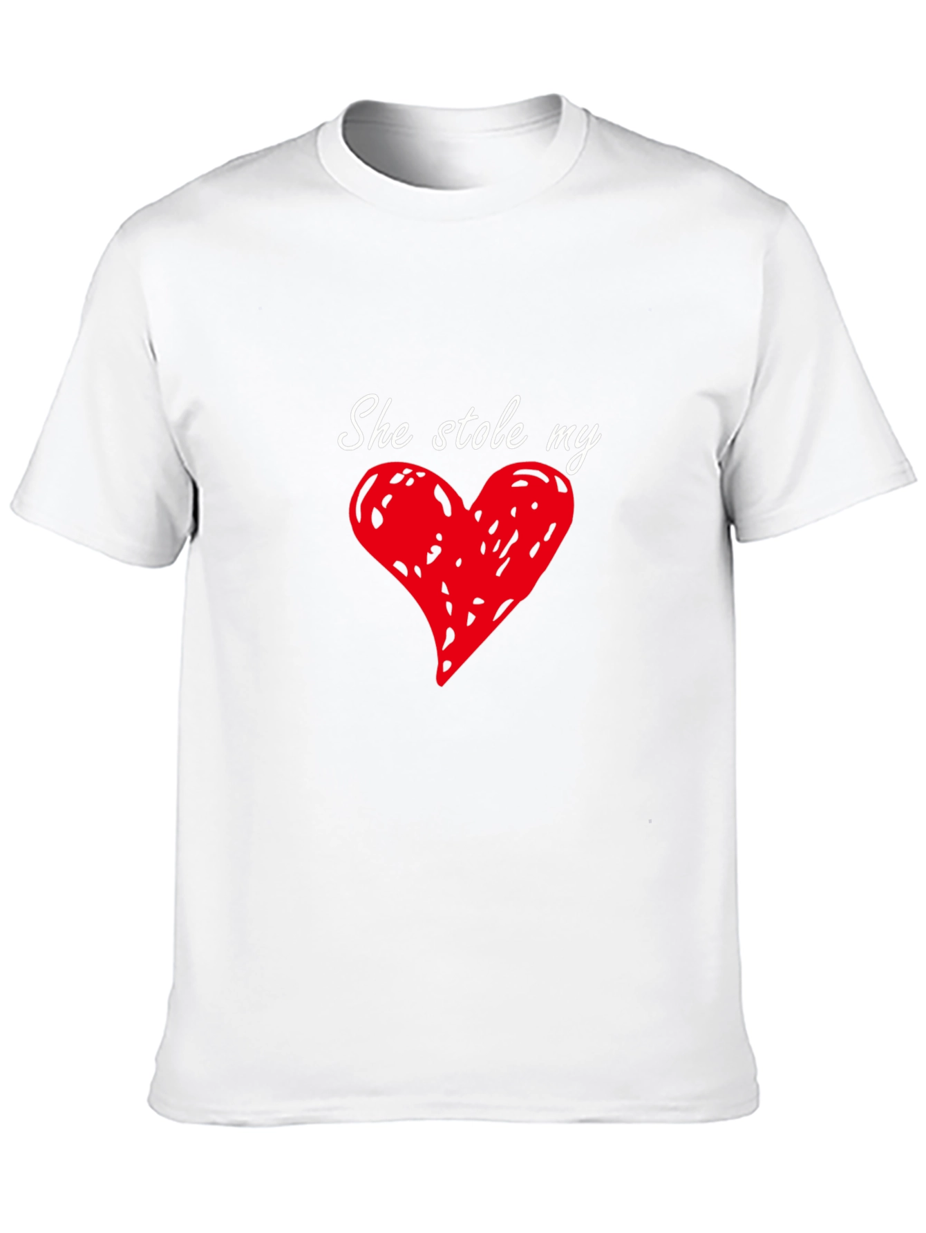 She Stole My Heart Mens T-Shirt - Black