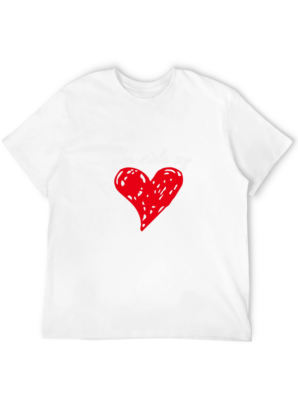 She Stole My Heart Mens T-Shirt - Black