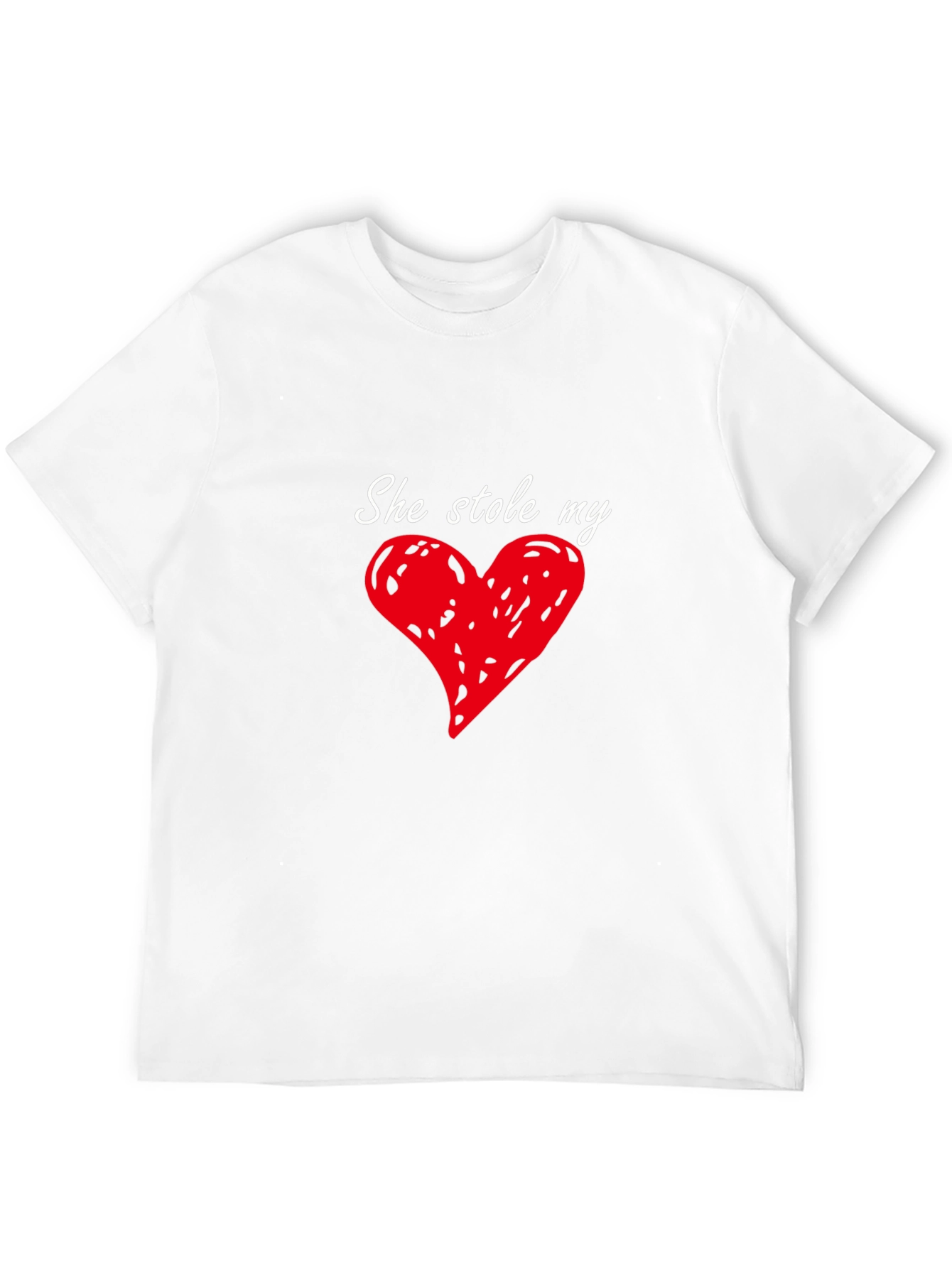 She Stole My Heart Mens T-Shirt - Black