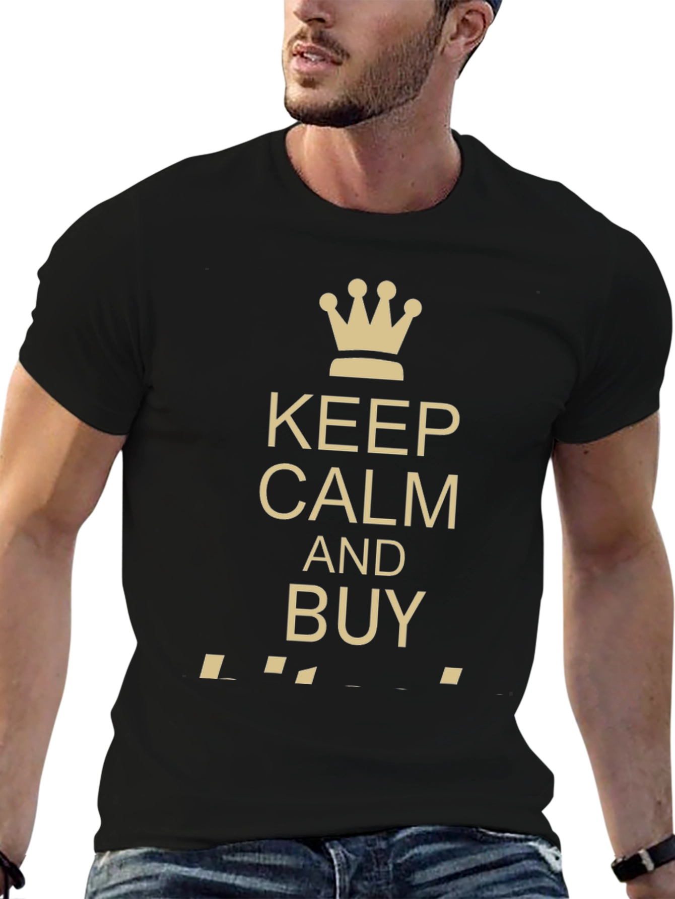 Keep Calm and Buy Black T-Shirt