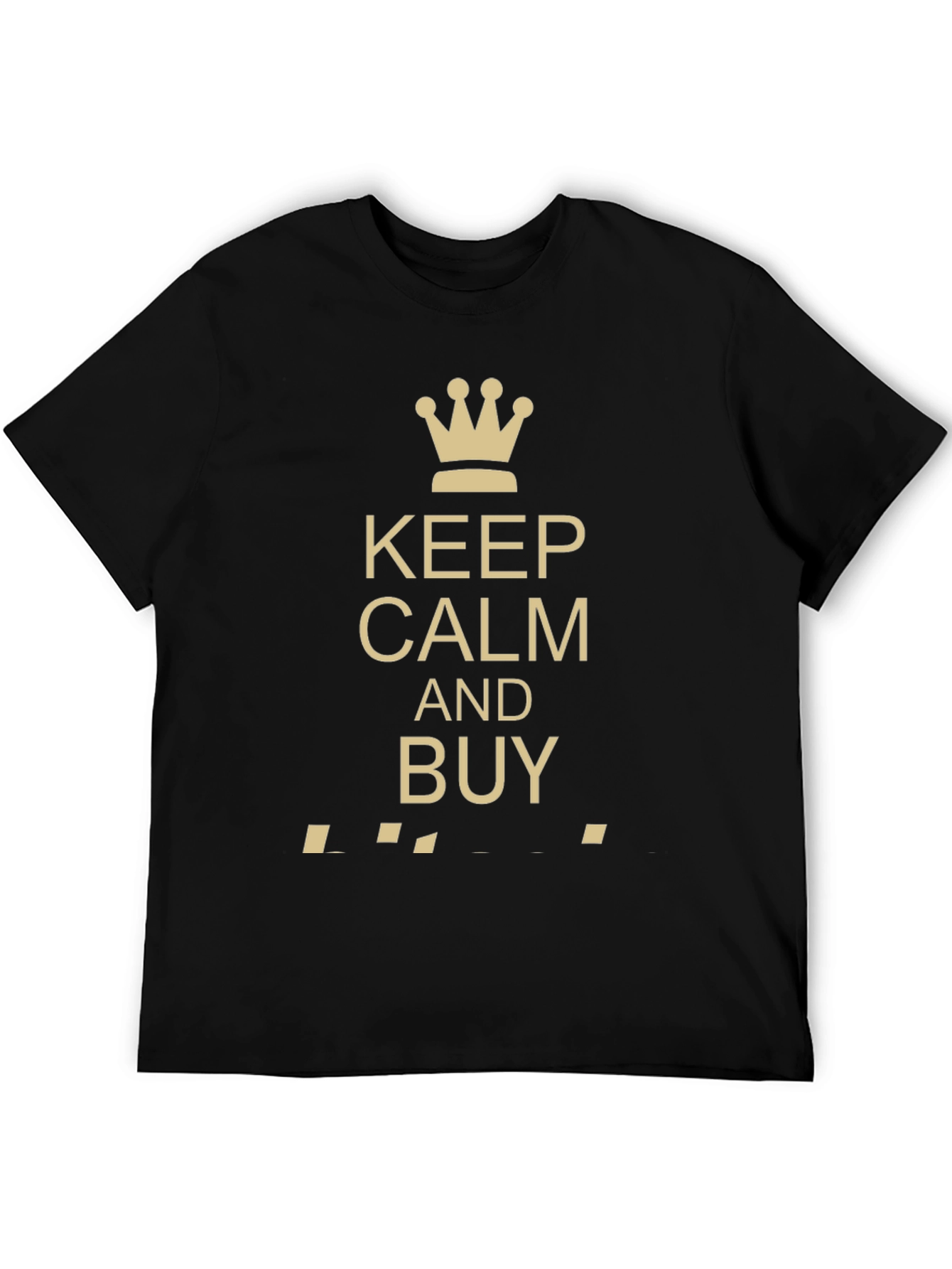 Keep Calm and Buy Black T-Shirt