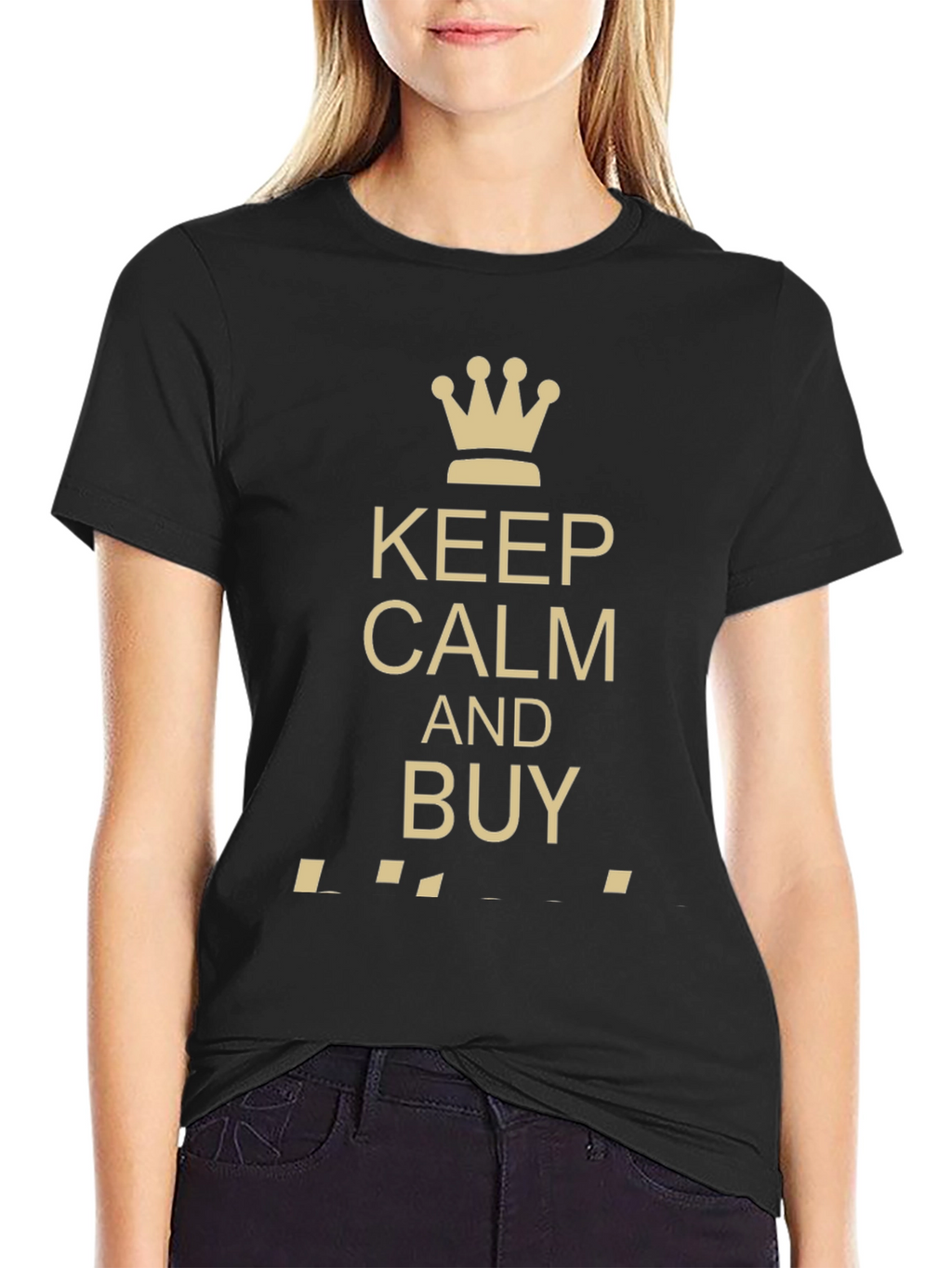 Keep Calm and Buy Black T-Shirt