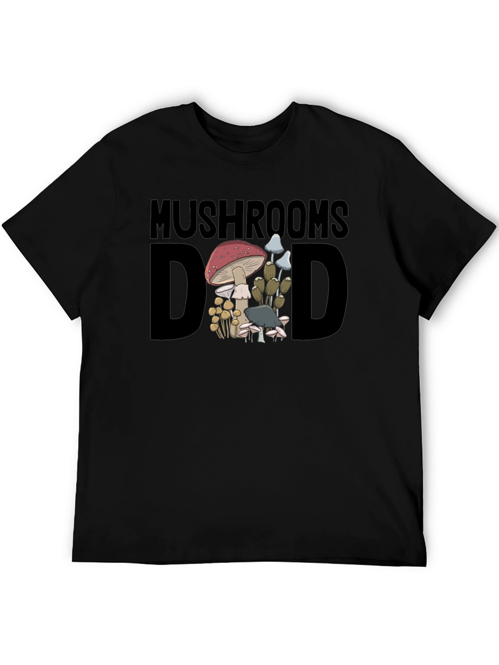 Mushroom Dad Graphic T-Shirt