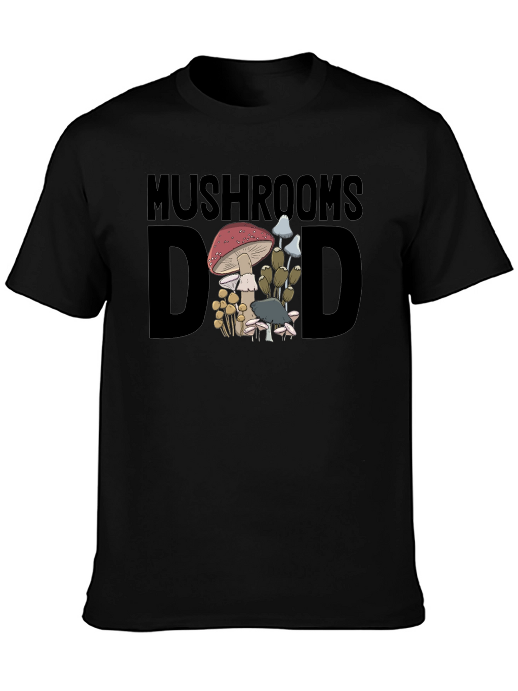 Mushroom Dad Graphic T-Shirt