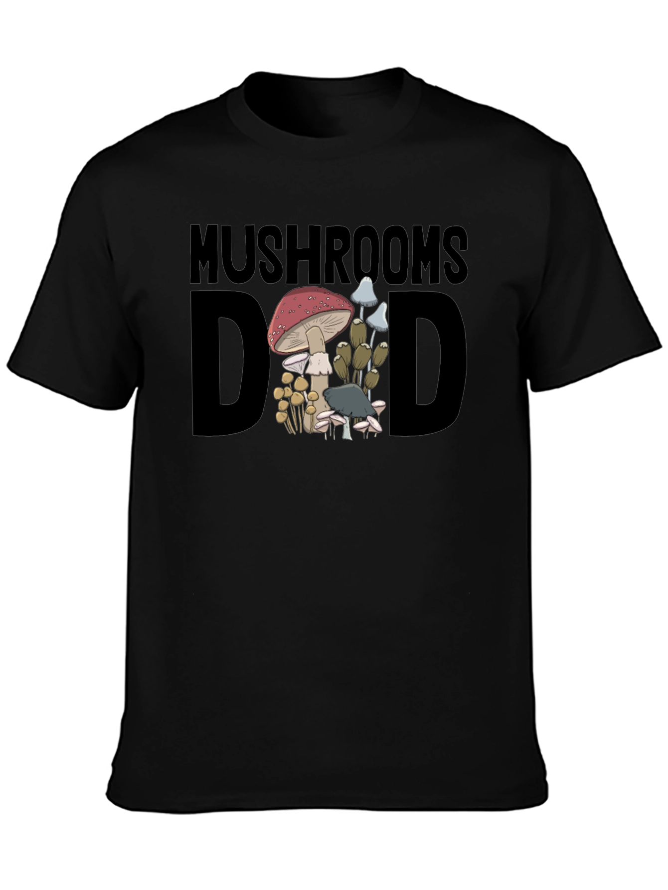 Mushroom Dad Graphic T-Shirt