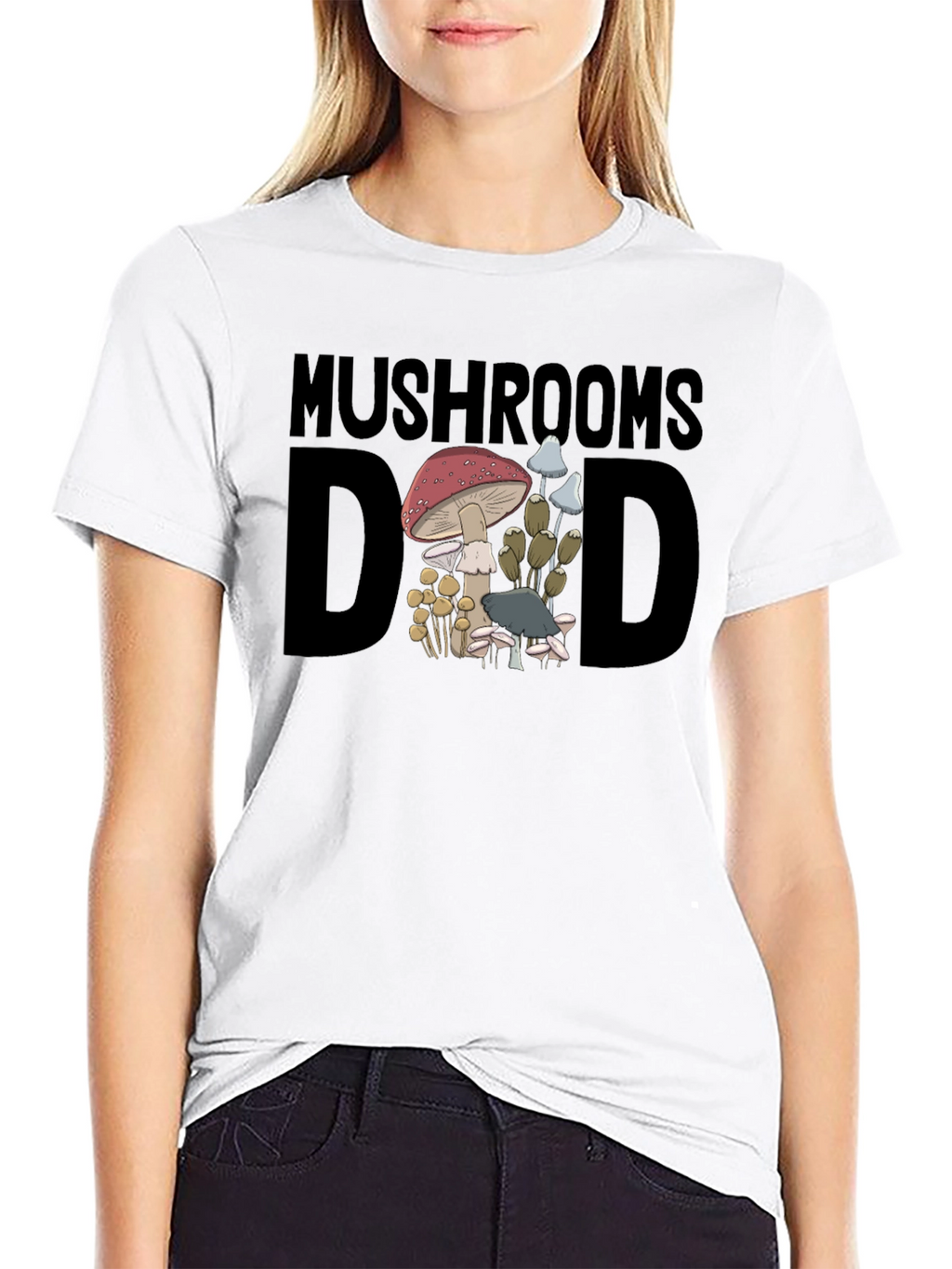 Mushroom Dad Graphic T-Shirt