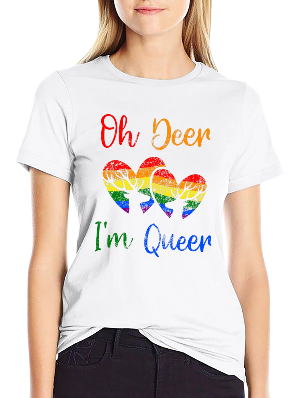 Oh Deer Im Queen Pride T-Shirt