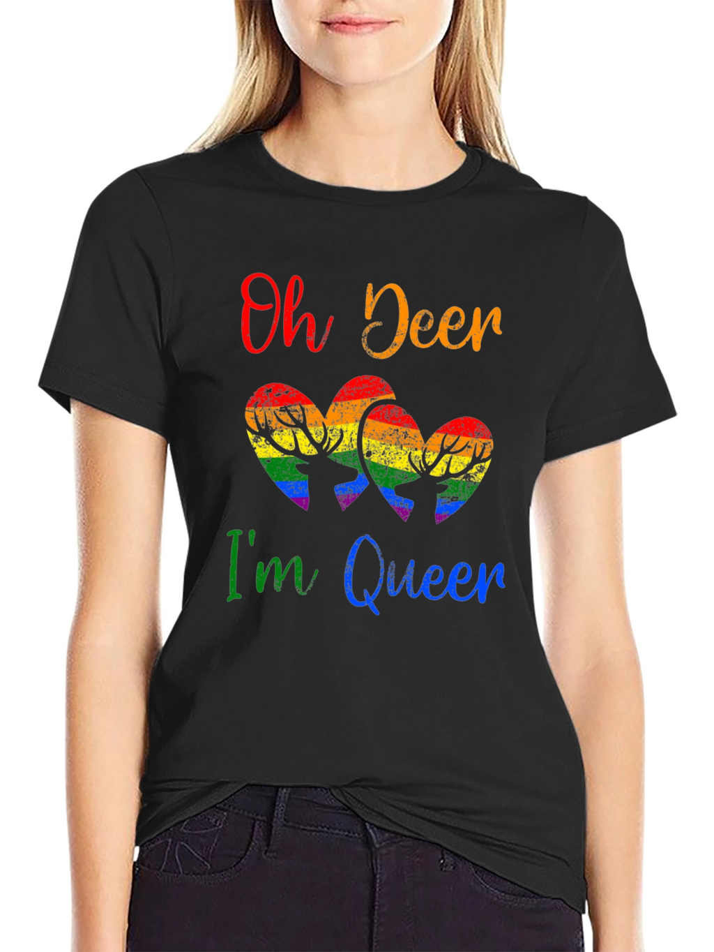 Oh Deer Im Queen Pride T-Shirt