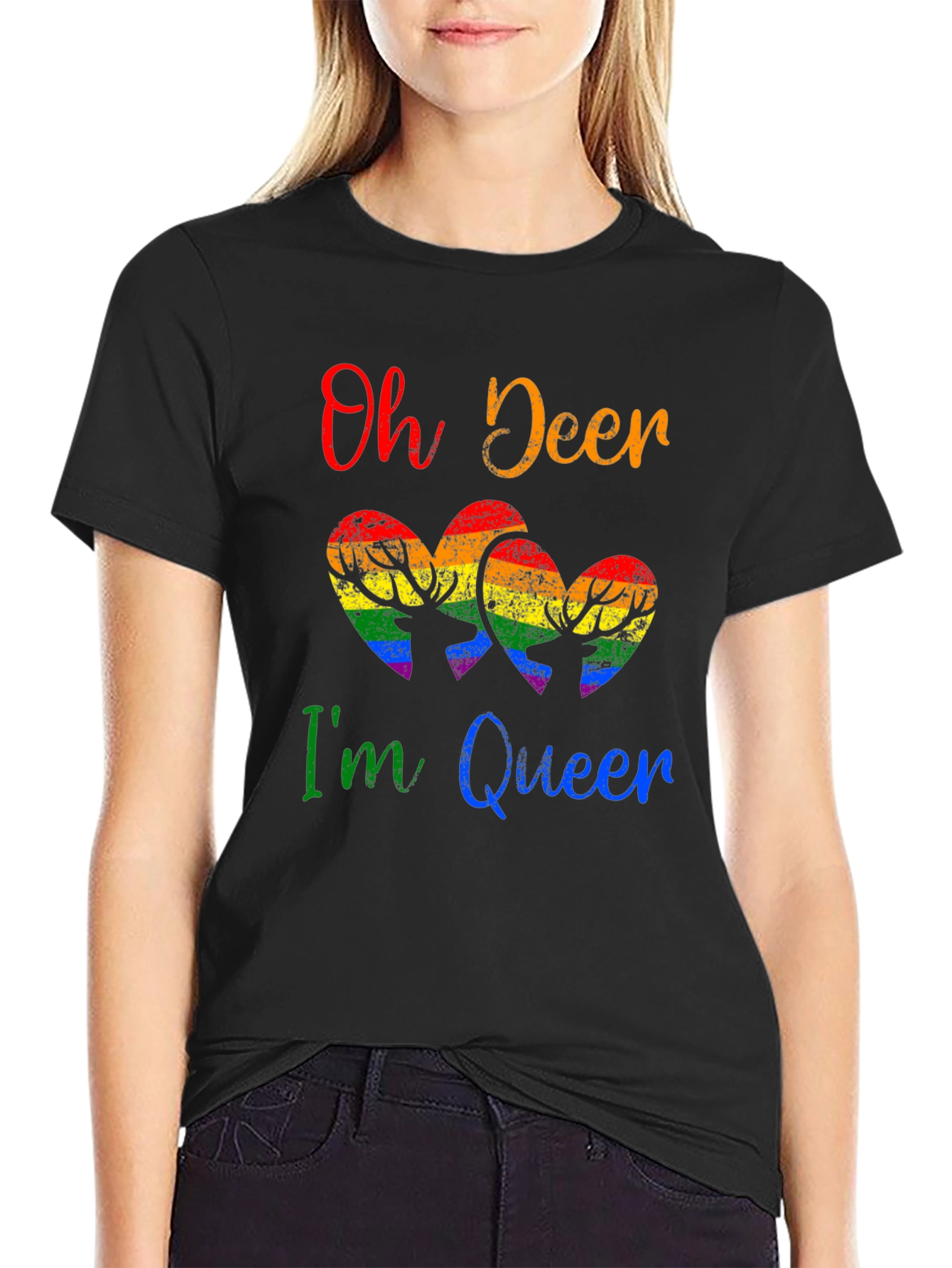 Oh Deer Im Queen Pride T-Shirt