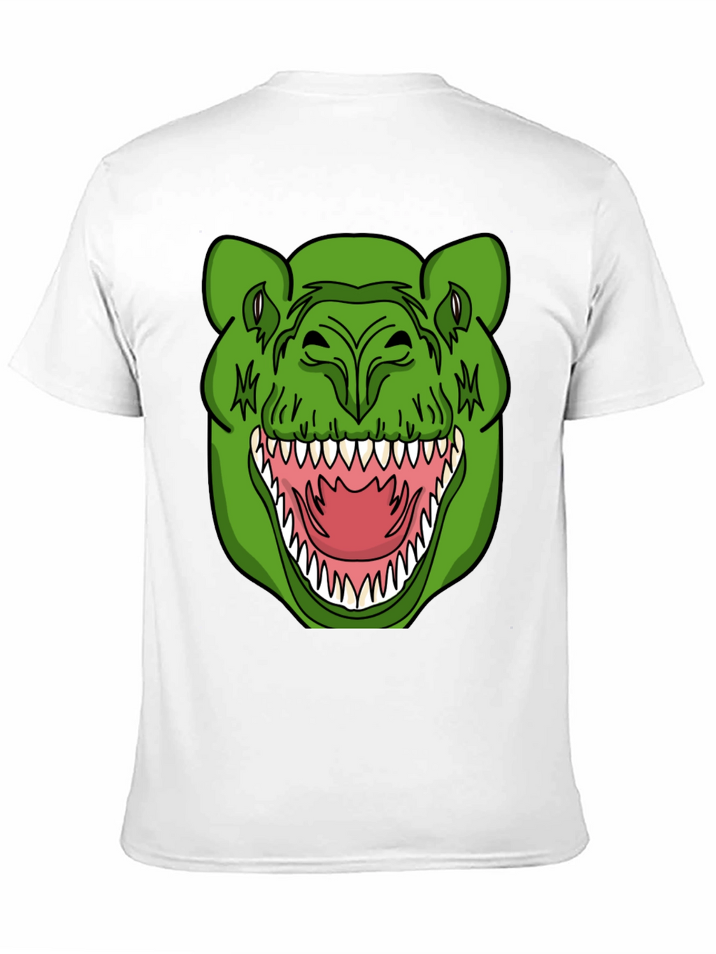 Dinosaur Graphic T-Shirt - Black Crew Neck Tee