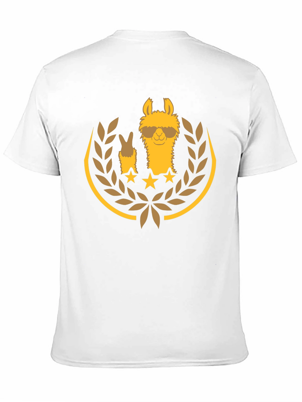 Cool Llama Graphic Tee - Casual Black T-Shirt