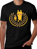 Cool Llama Graphic Tee - Casual Black T-Shirt