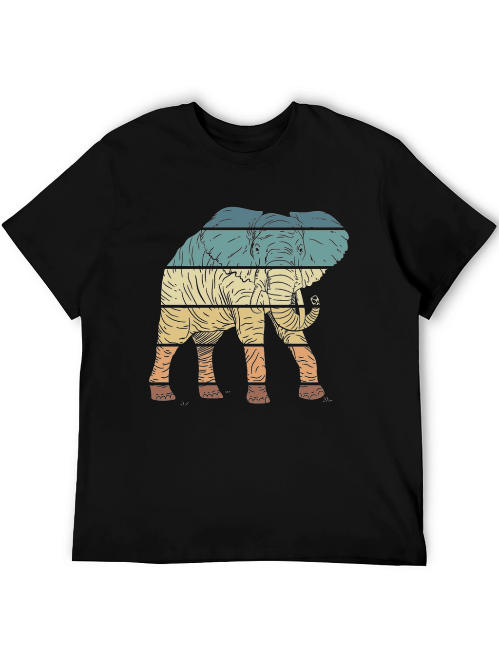 Retro Elephant Graphic Tee