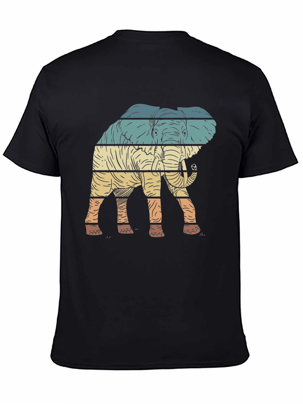 Retro Elephant Graphic Tee