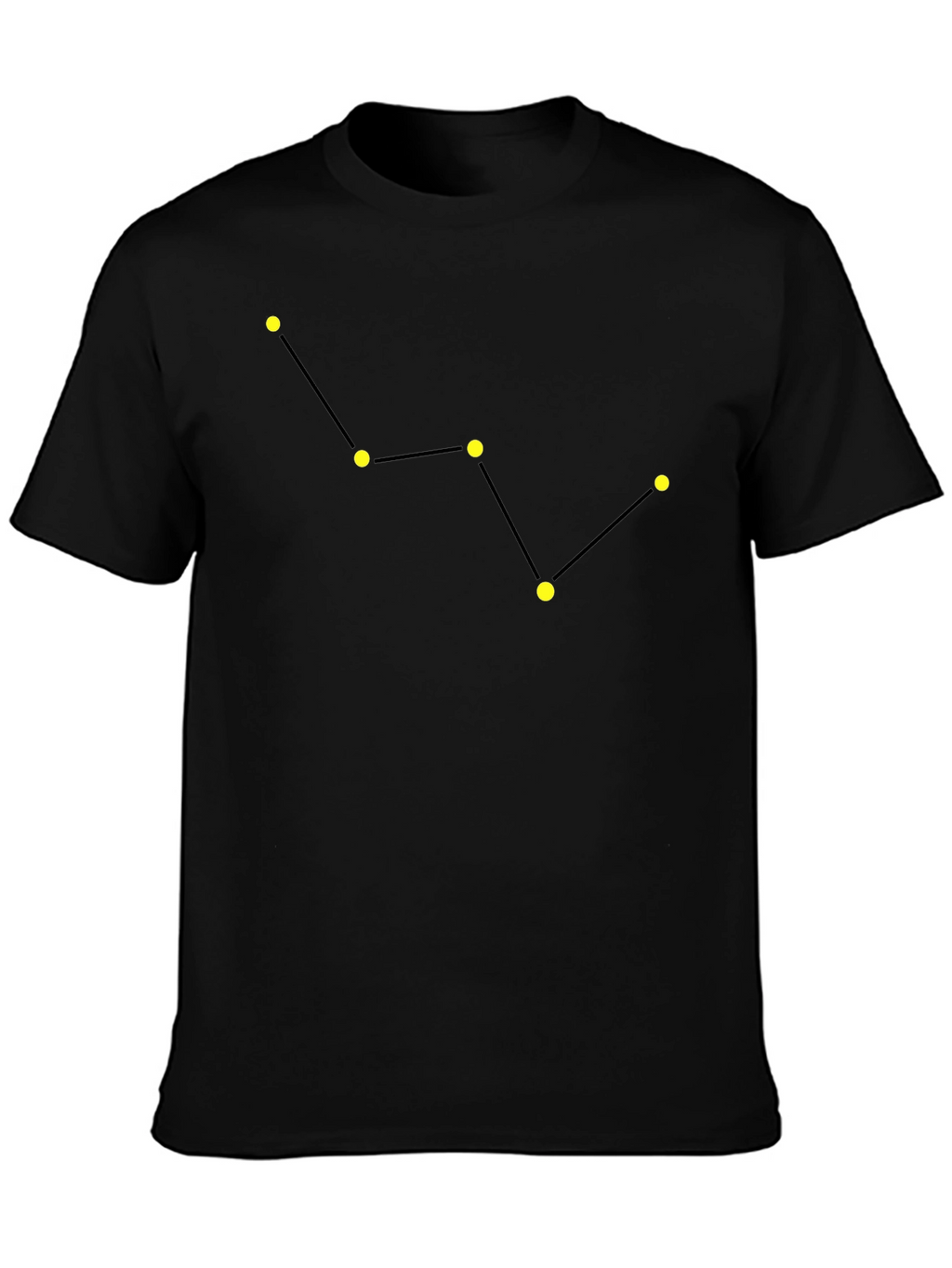 Big Dipper Constellation Black T-Shirt