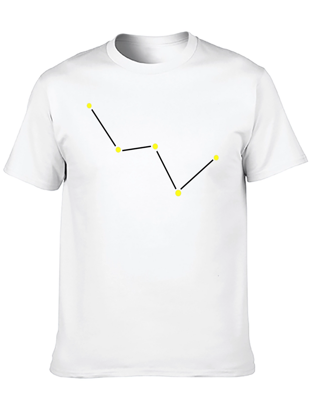 Big Dipper Constellation Black T-Shirt