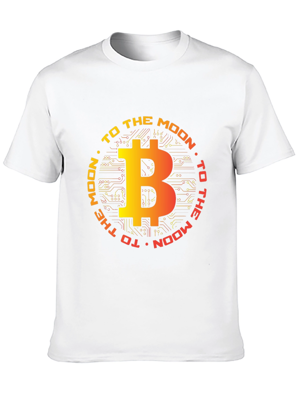 Bitcoin to the Moon Graphic T-Shirt