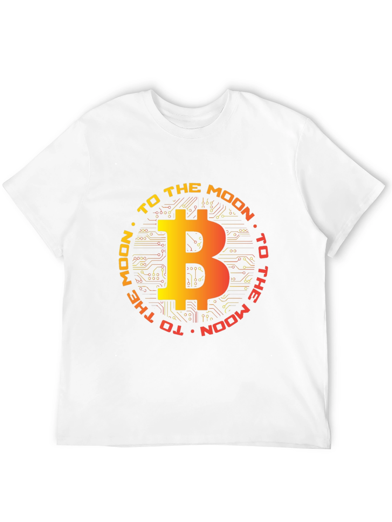 Bitcoin to the Moon Graphic T-Shirt
