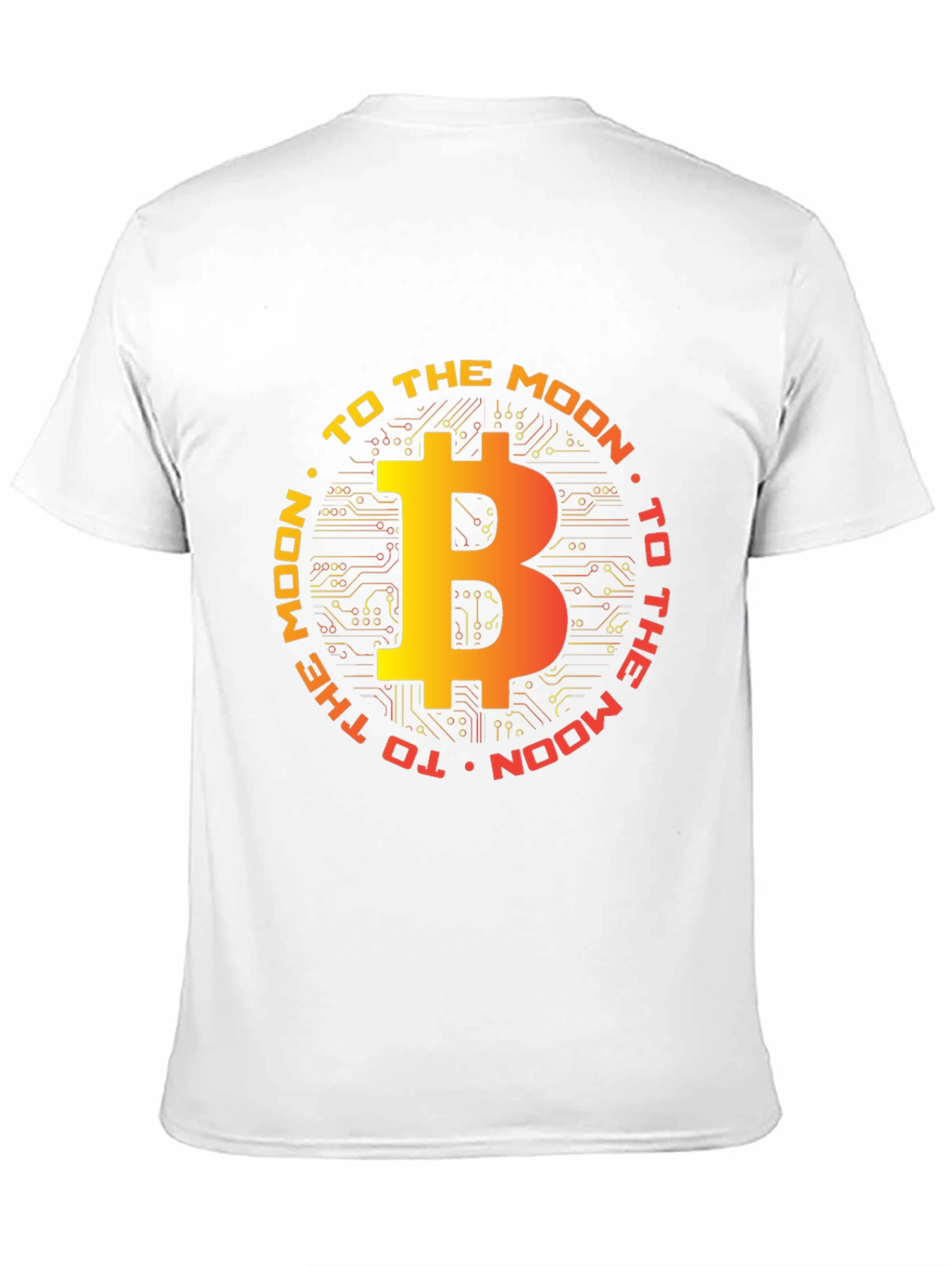 Bitcoin to the Moon Graphic T-Shirt