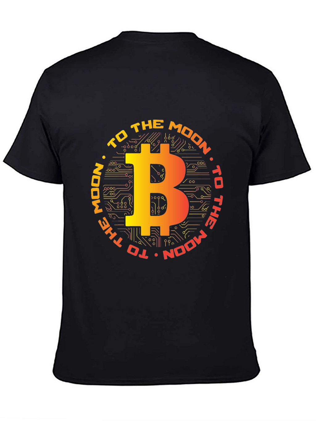 Bitcoin to the Moon Graphic T-Shirt