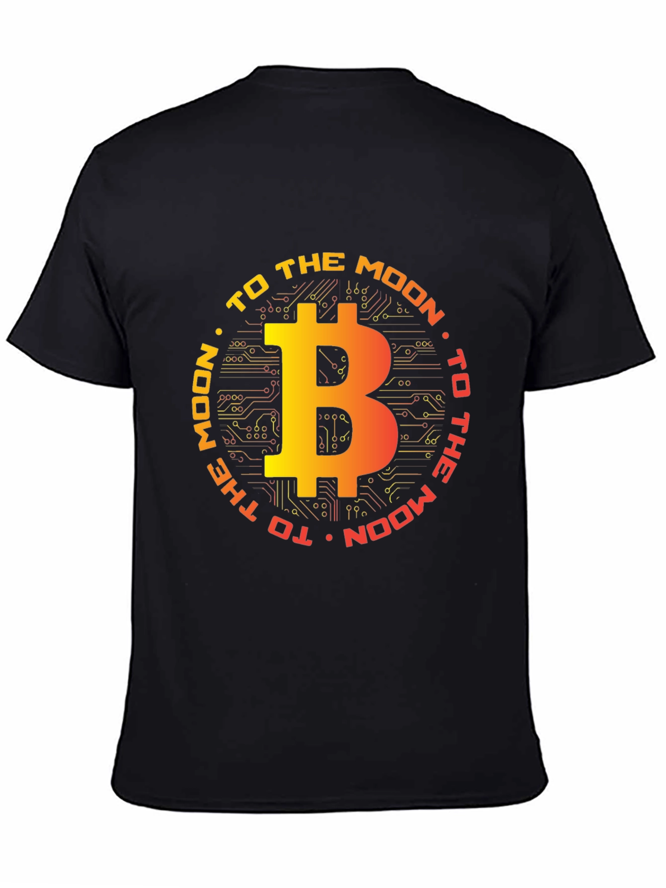 Bitcoin to the Moon Graphic T-Shirt