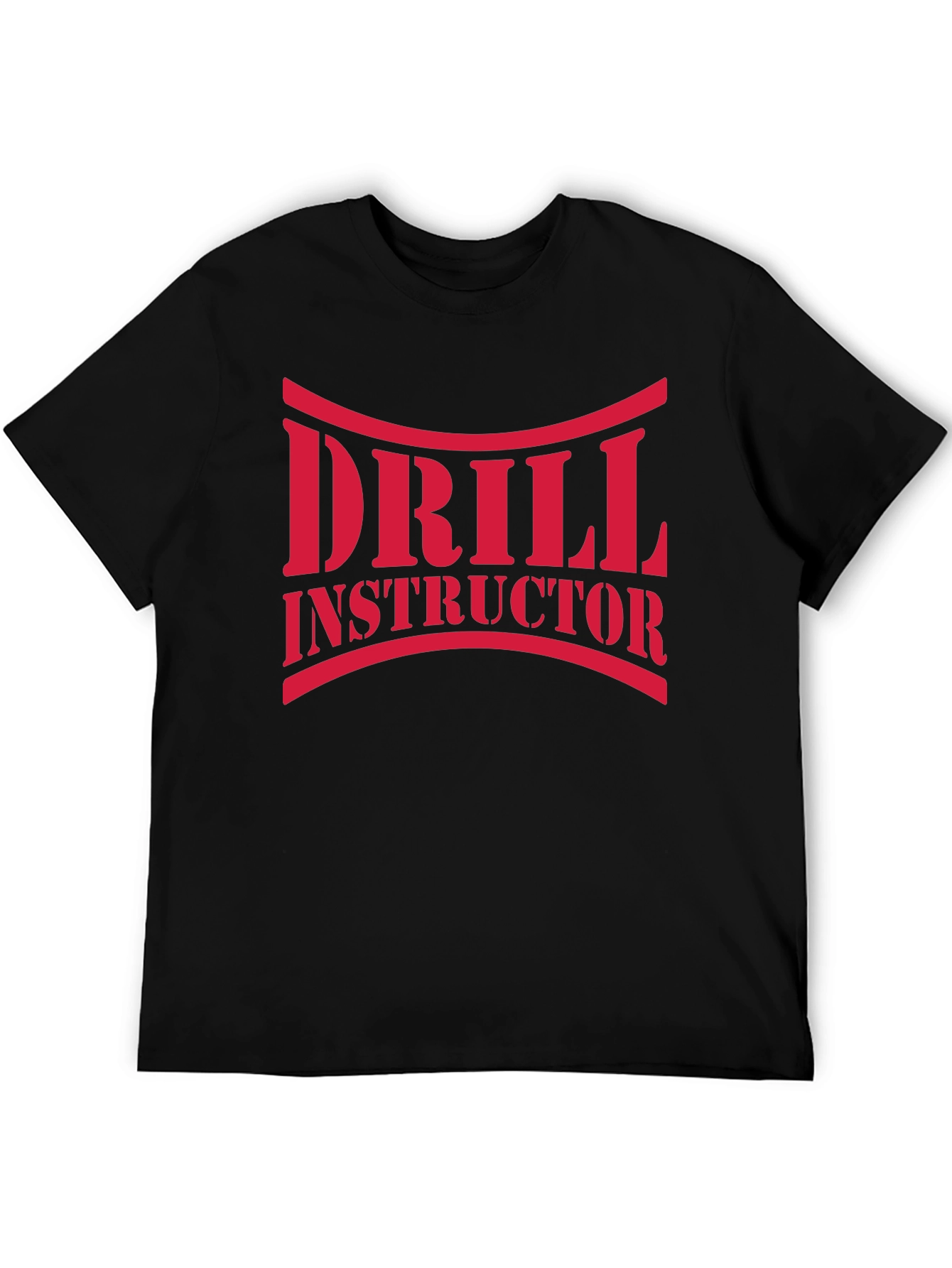 Drill Instructor Graphic Tee - Bold Military Style