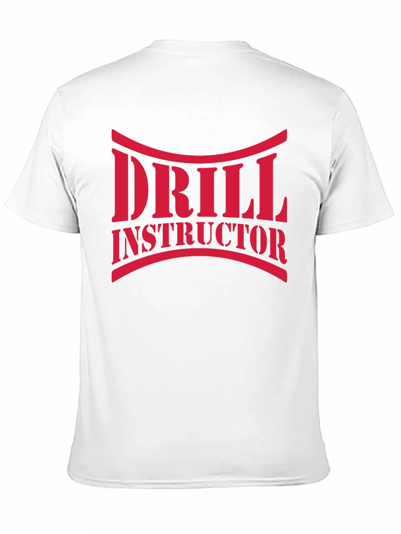 Drill Instructor Graphic Tee - Bold Military Style