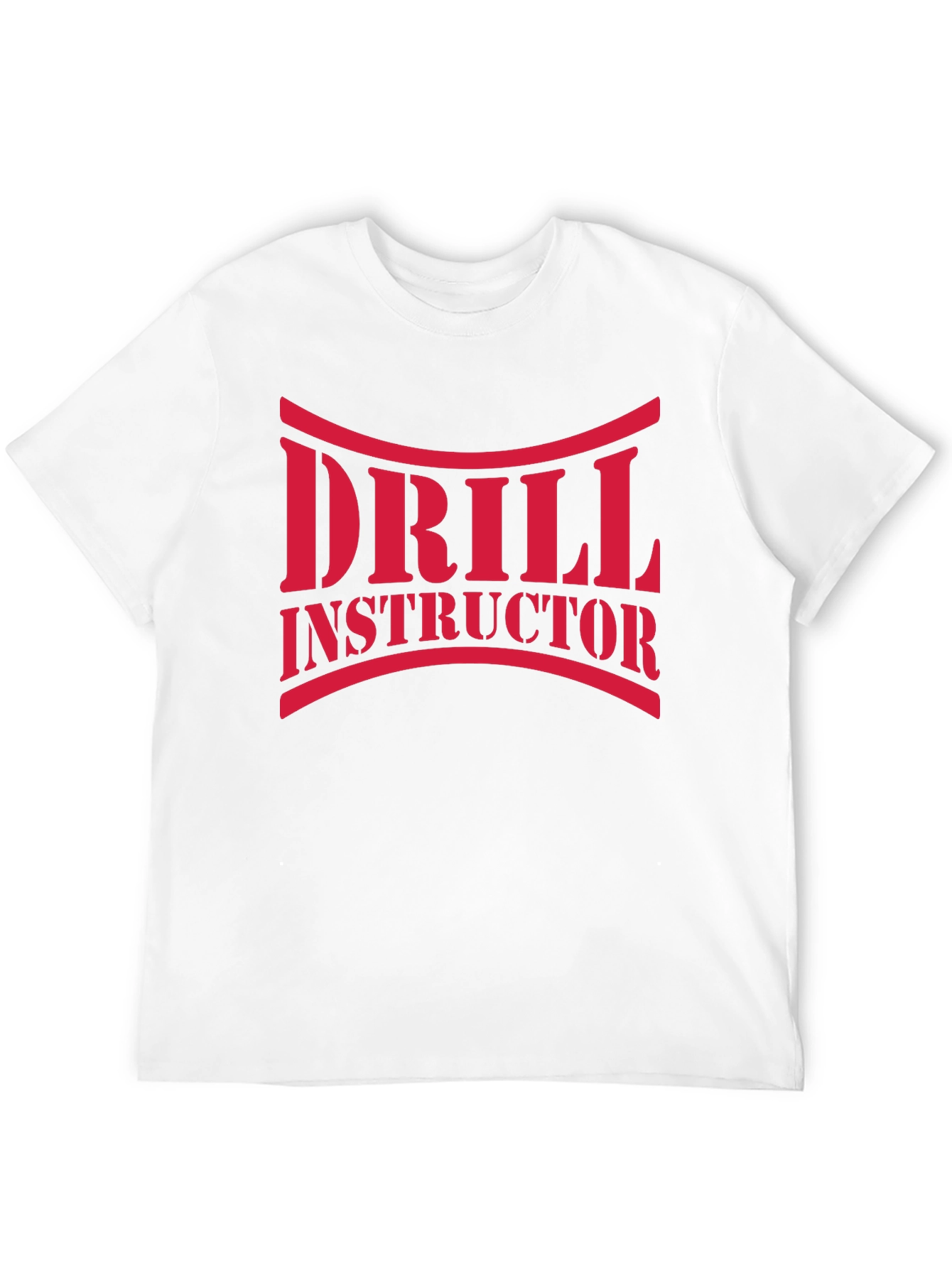 Drill Instructor Graphic Tee - Bold Military Style