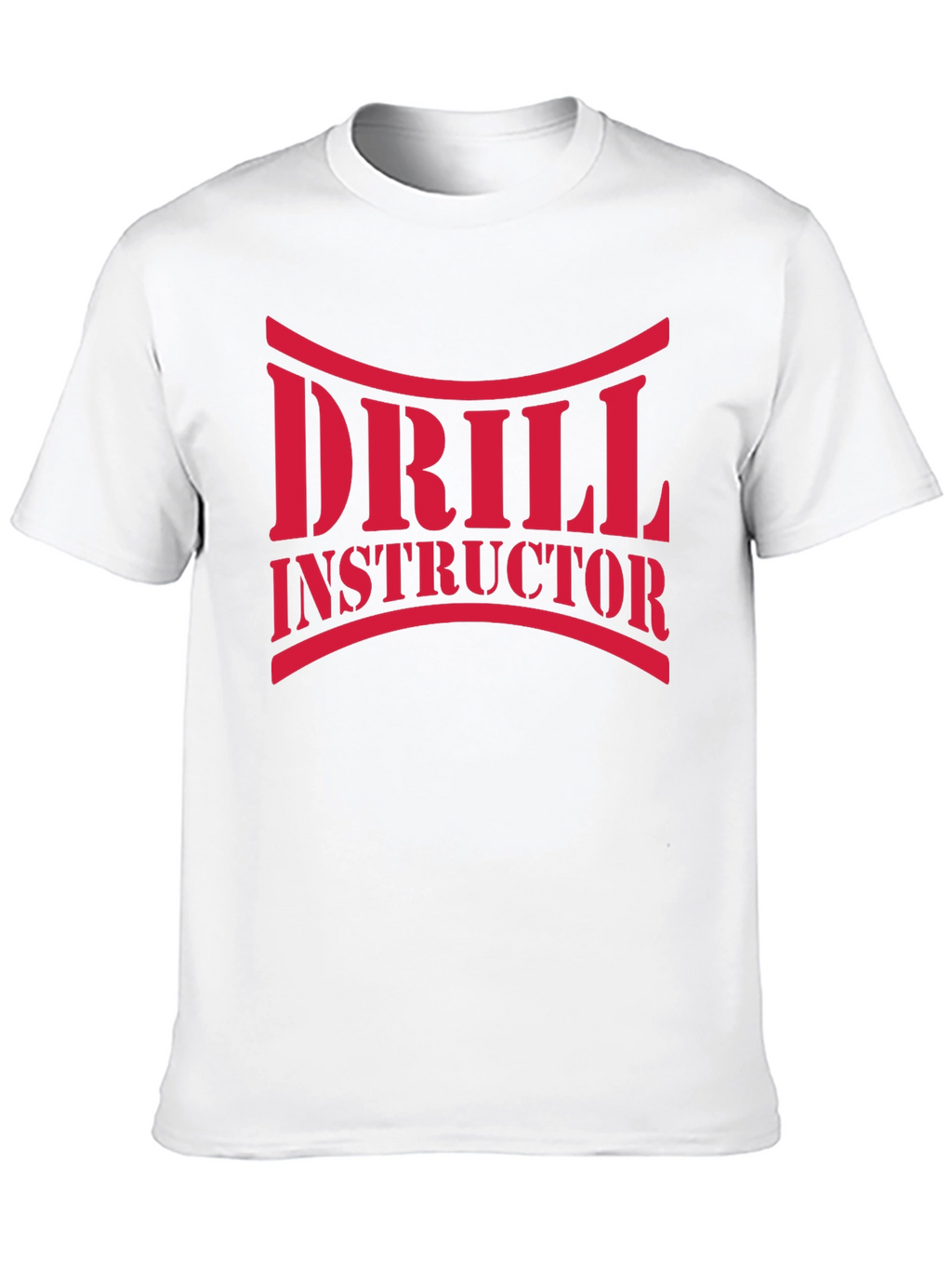 Drill Instructor Graphic Tee - Bold Military Style