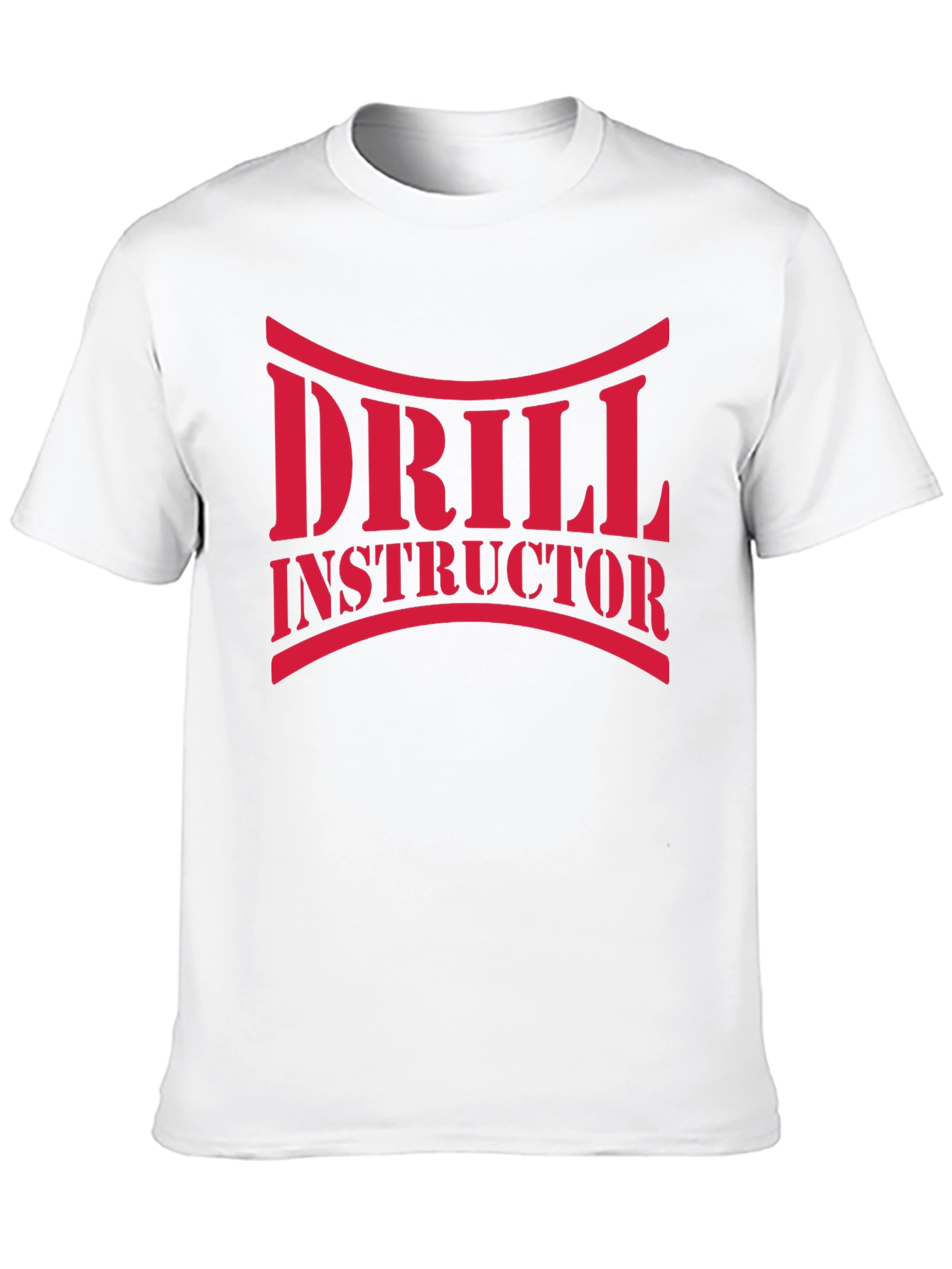 Drill Instructor Graphic Tee - Bold Military Style