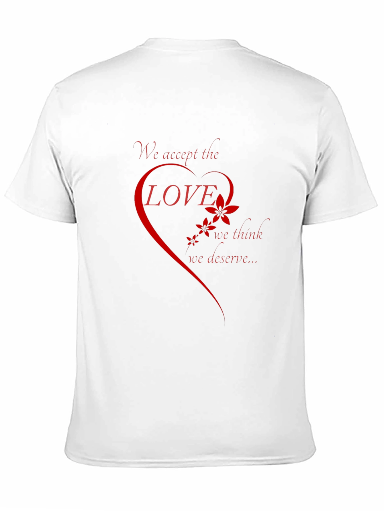 Love Deserve Graphic Tee - Black Short Sleeve