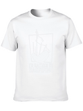 Bagpiping Graphic Tee - Black Cotton T-Shirt