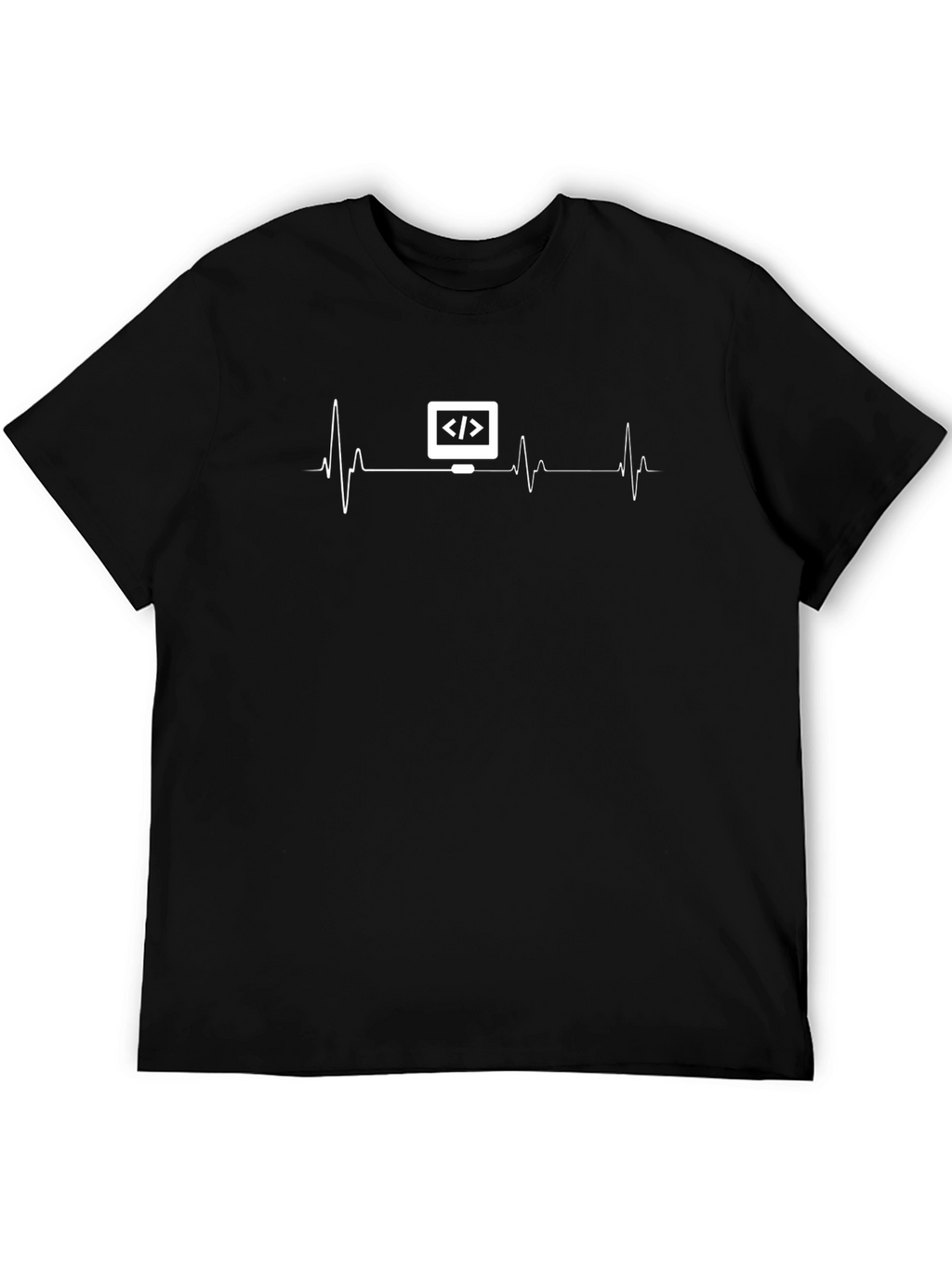 Coder Heartbeat T-Shirt - Programming Life