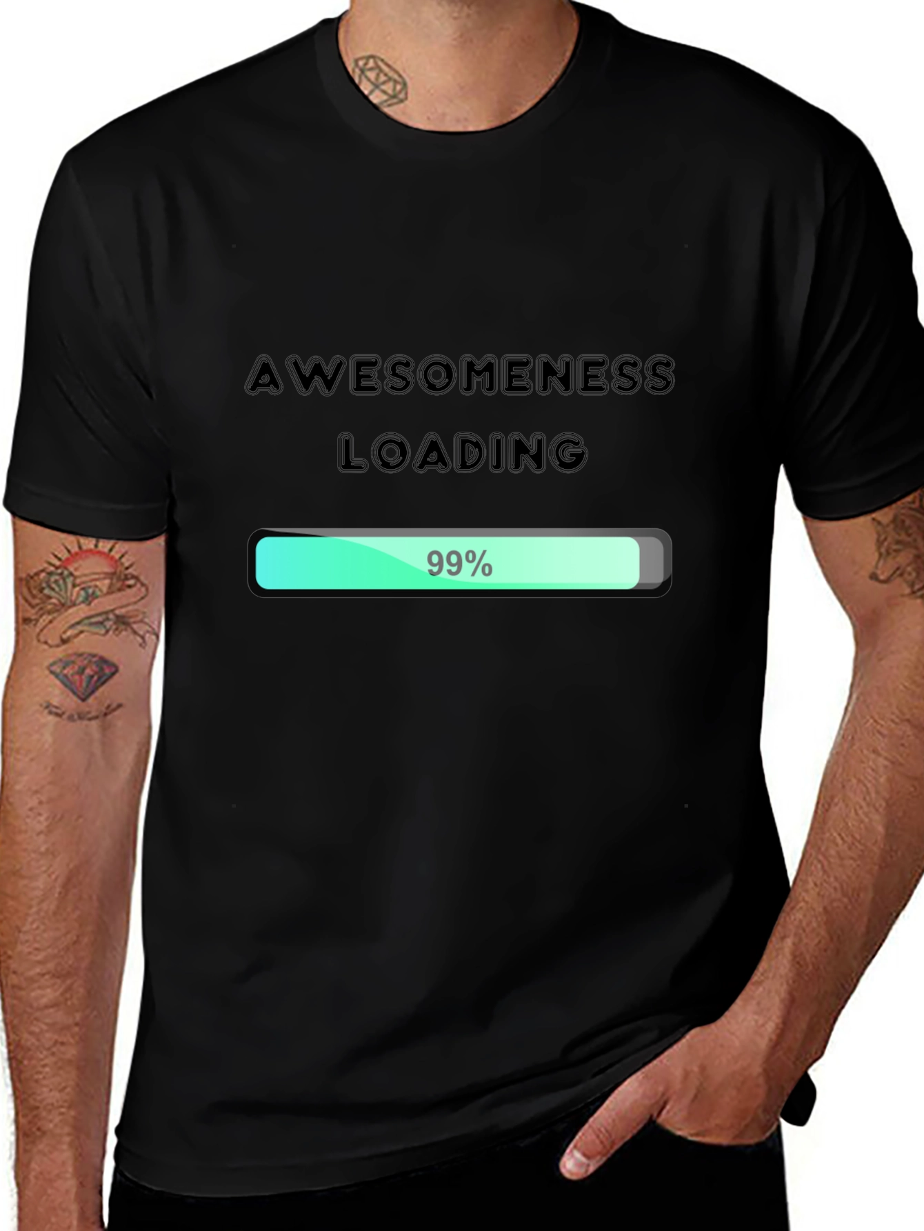 Awesomeness Loading - Funny Graphic Tee