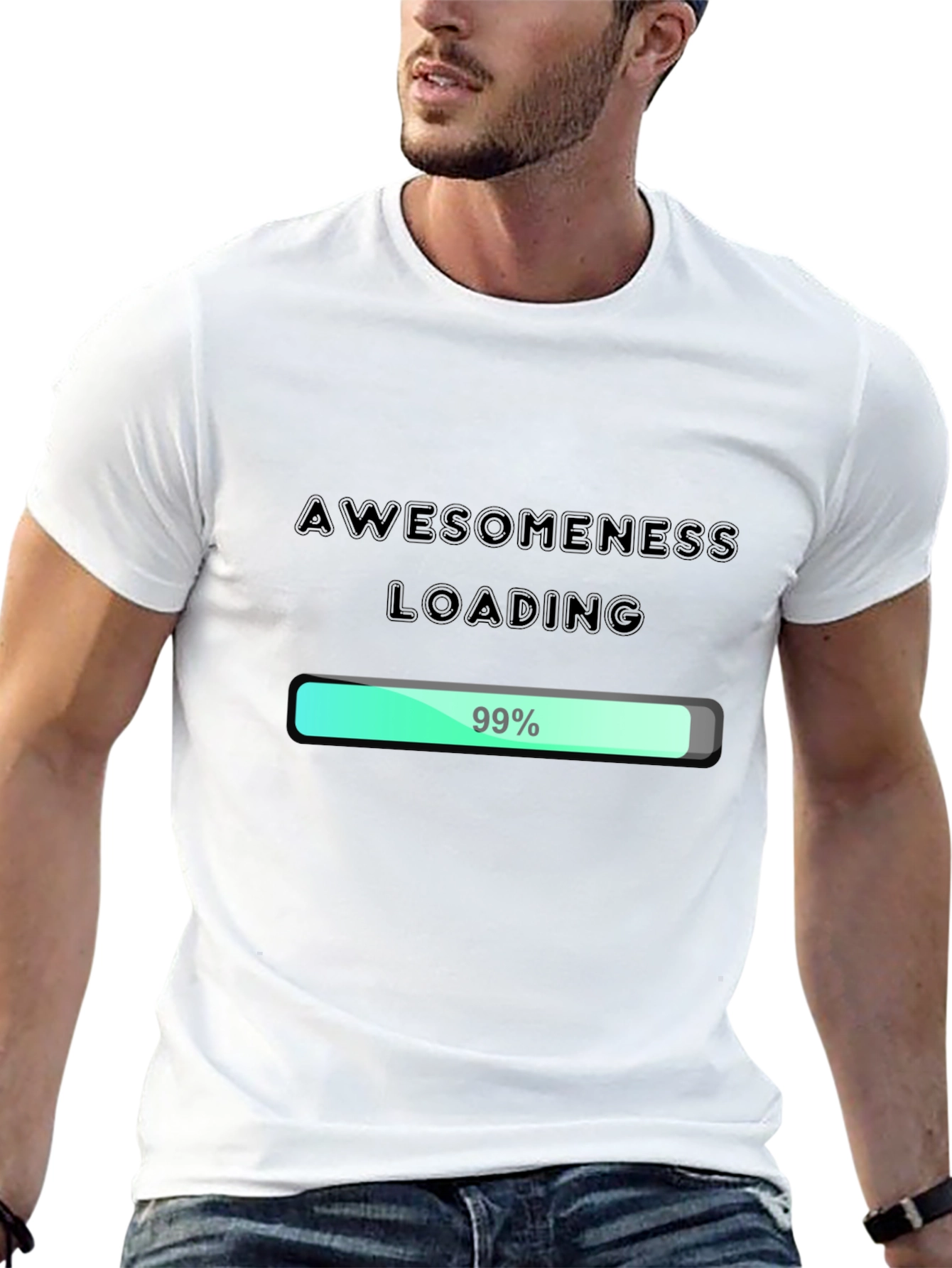 Awesomeness Loading - Funny Graphic Tee