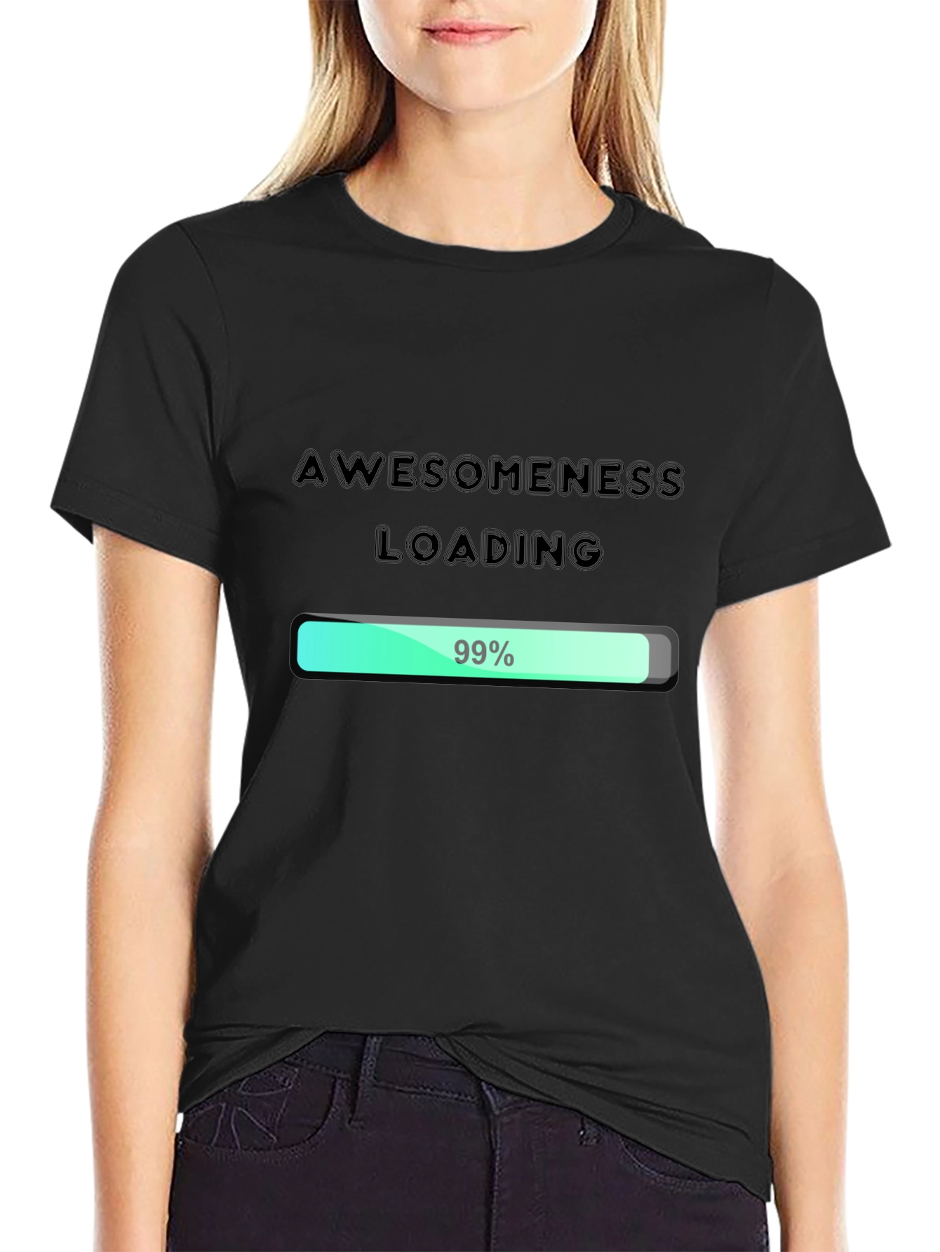 Awesomeness Loading - Funny Graphic Tee