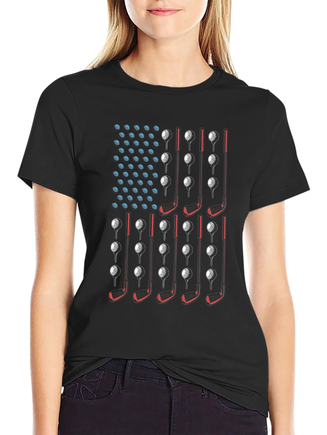 Golf USA Flag T-Shirt