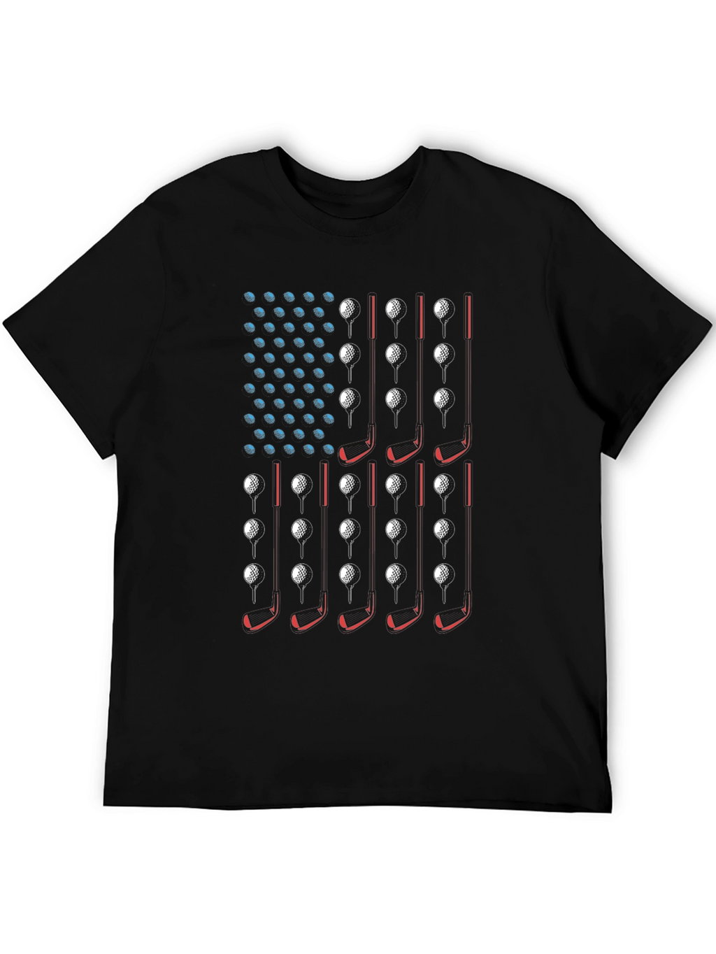 Golf USA Flag T-Shirt