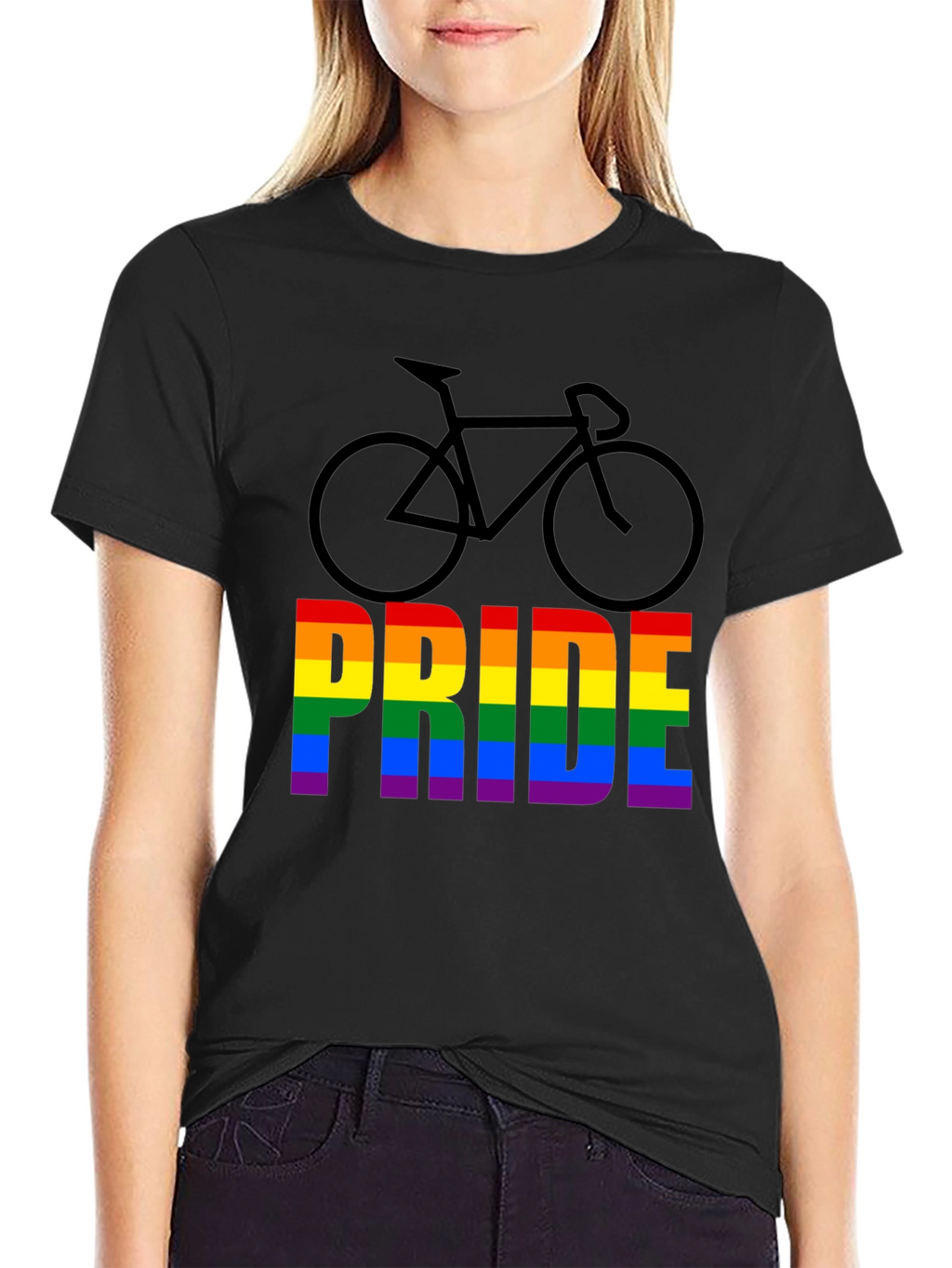 Pride Bicycle Graphic Tee - LGBTQ+ Pride Month