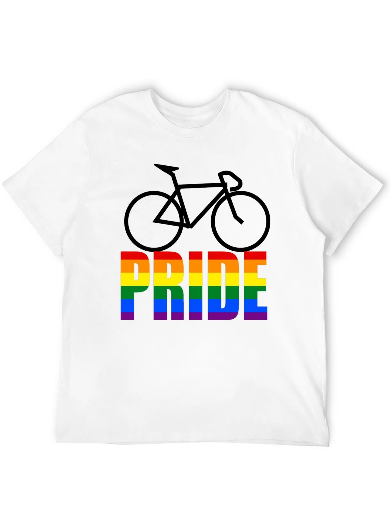 Pride Bicycle Graphic Tee - LGBTQ+ Pride Month