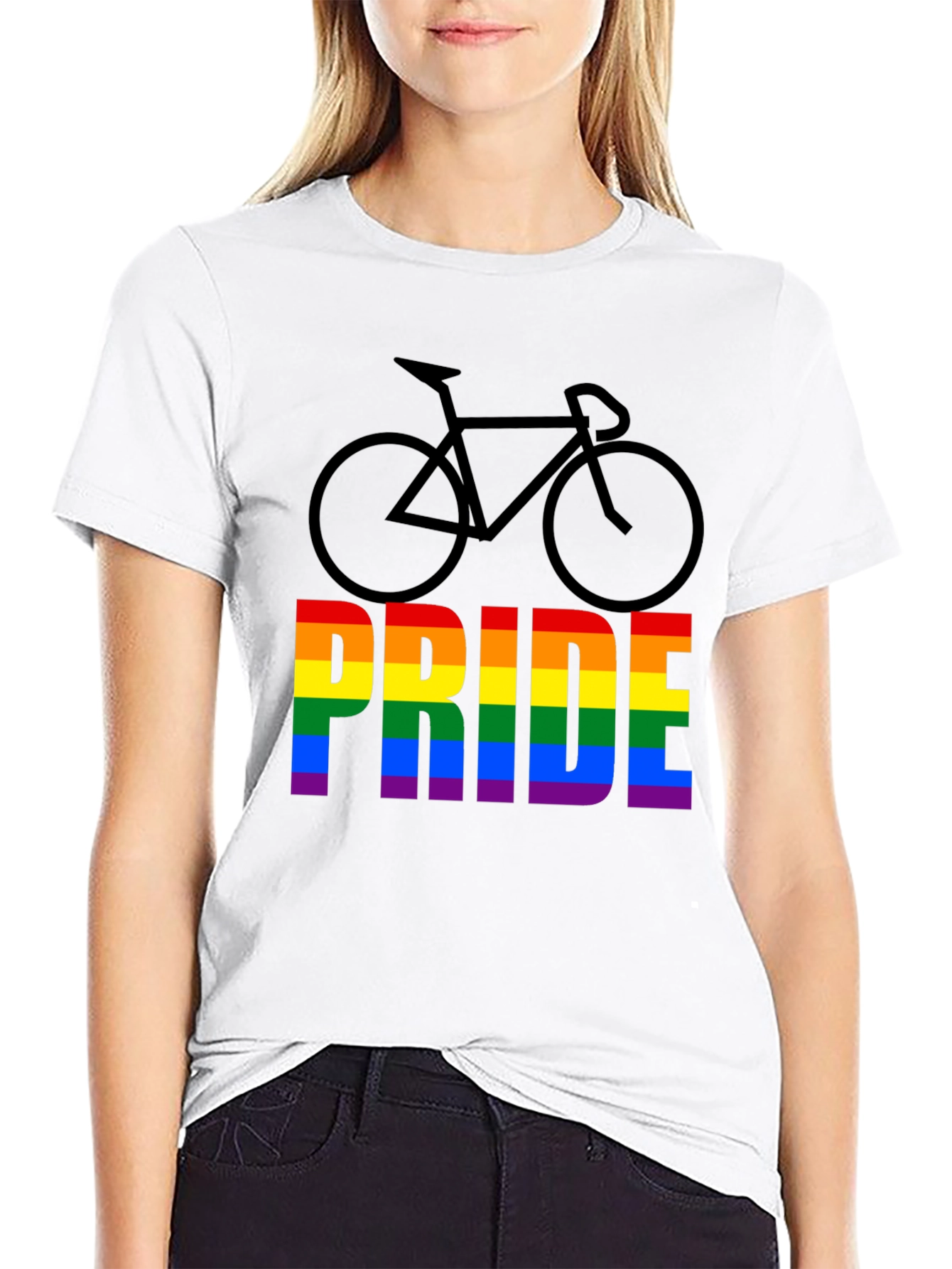 Pride Bicycle Graphic Tee - LGBTQ+ Pride Month