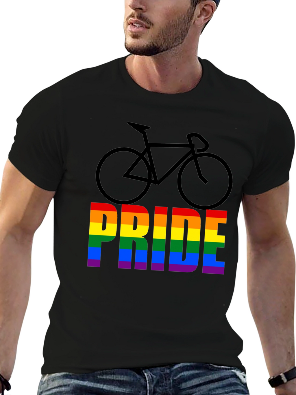 Pride Bicycle Graphic Tee - LGBTQ+ Pride Month