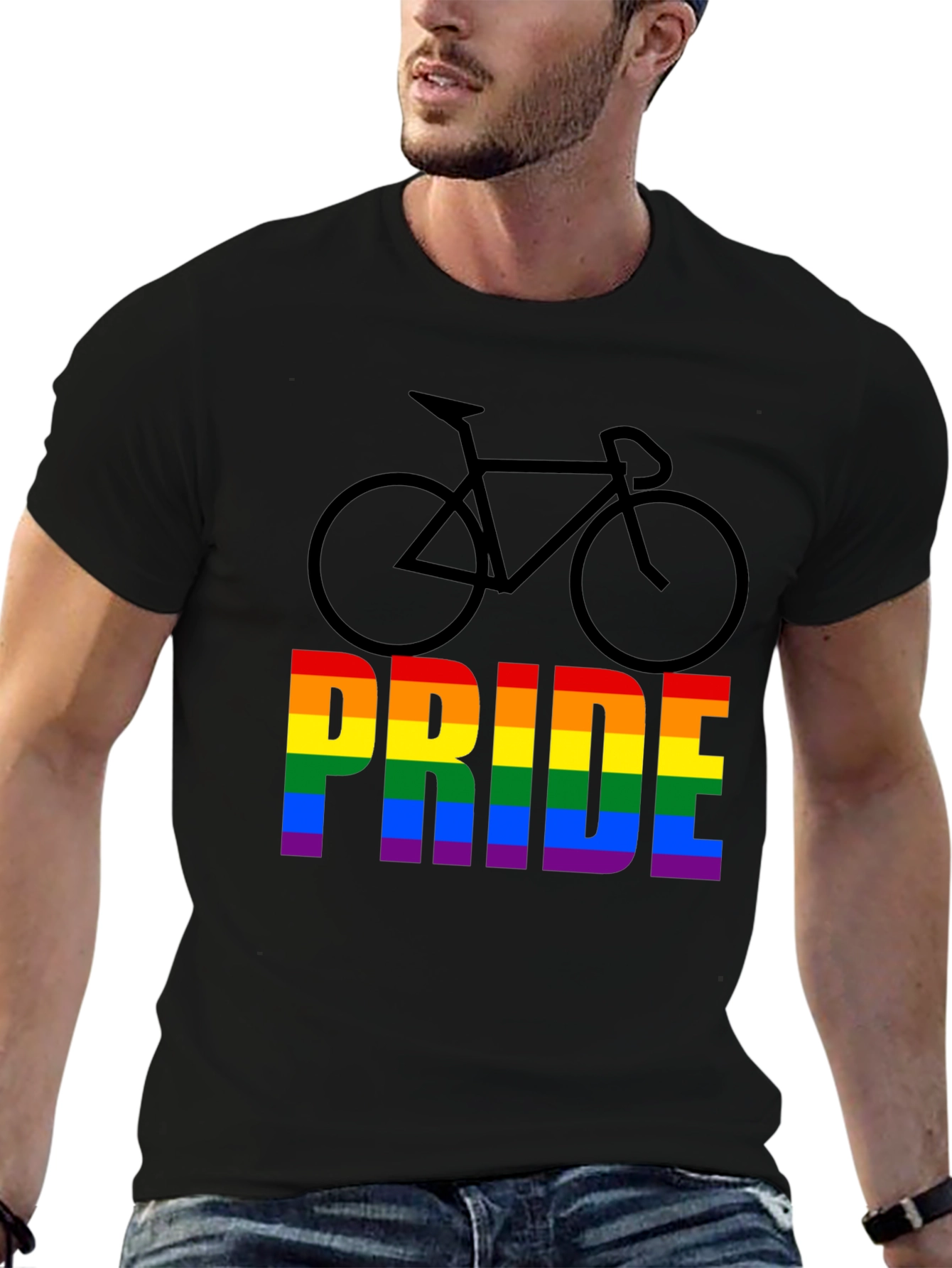 Pride Bicycle Graphic Tee - LGBTQ+ Pride Month