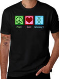 Peace Love Genealogy T-Shirt