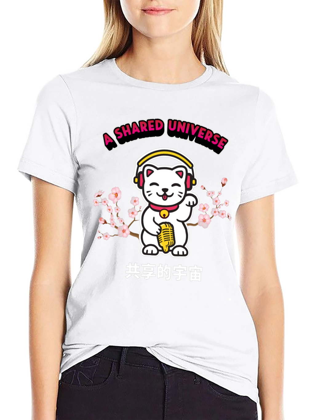 A Shared Universe Lucky Cat T-Shirt