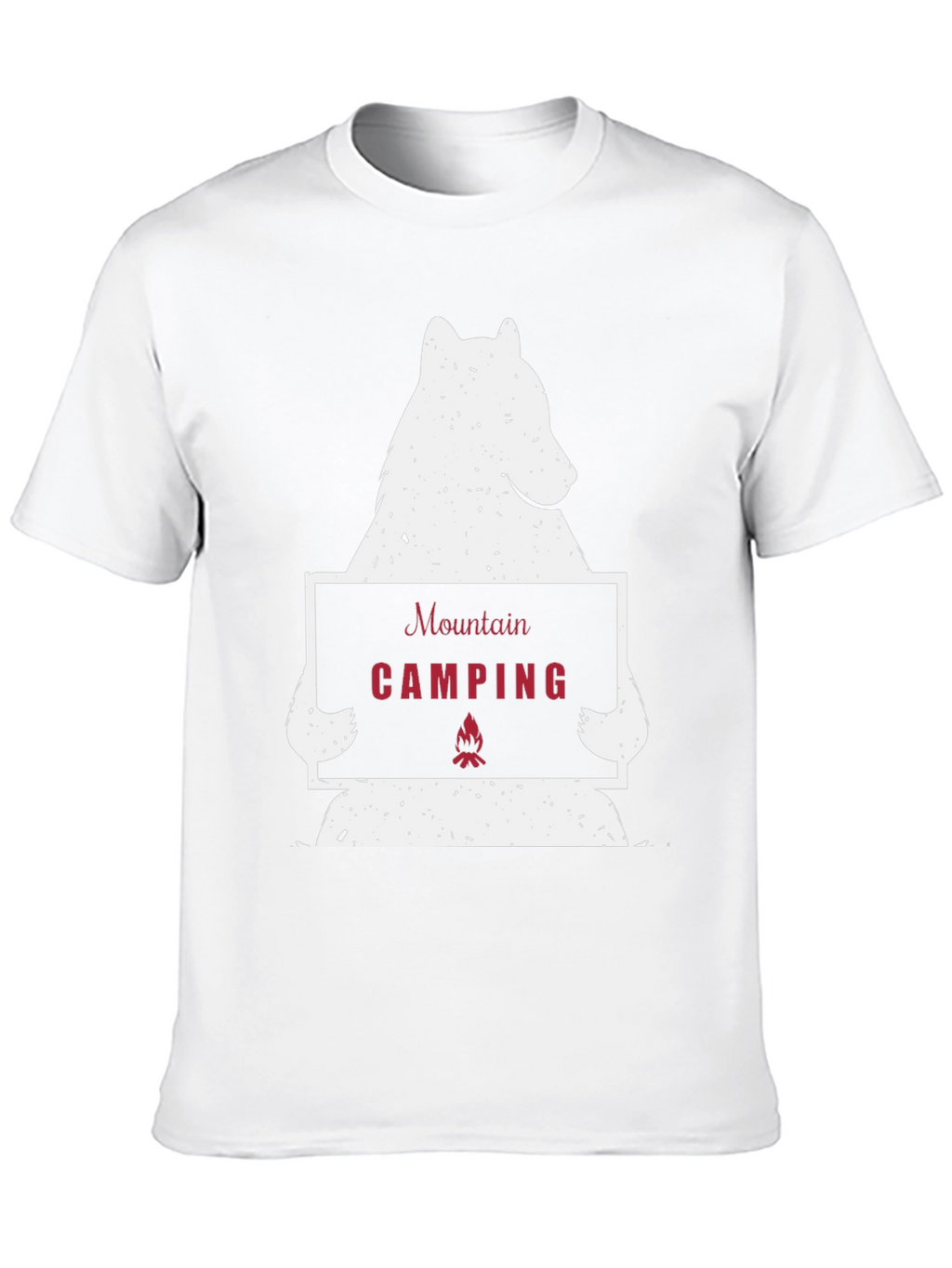 Mountain Camping Bear Graphic Tee