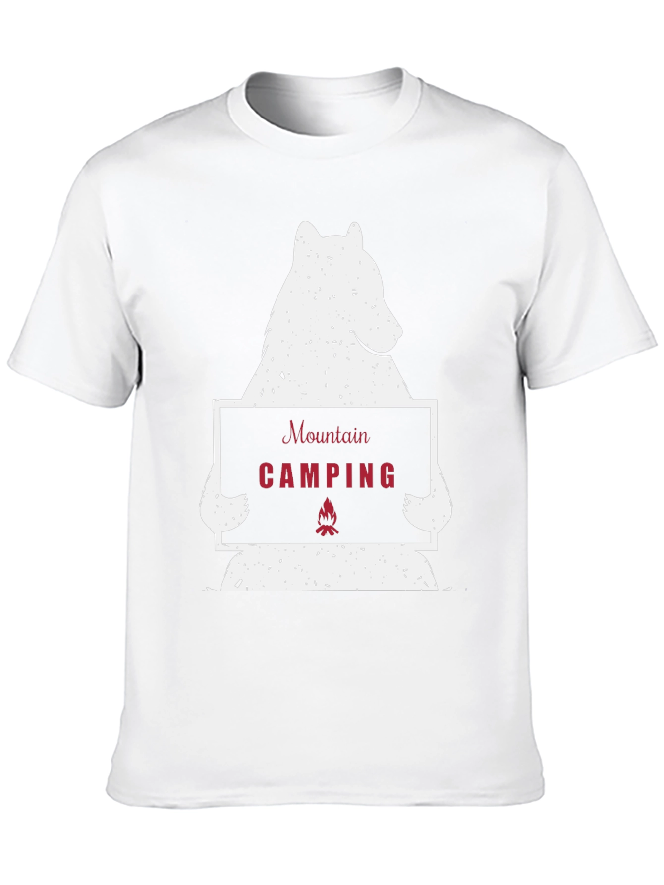 Mountain Camping Bear Graphic Tee