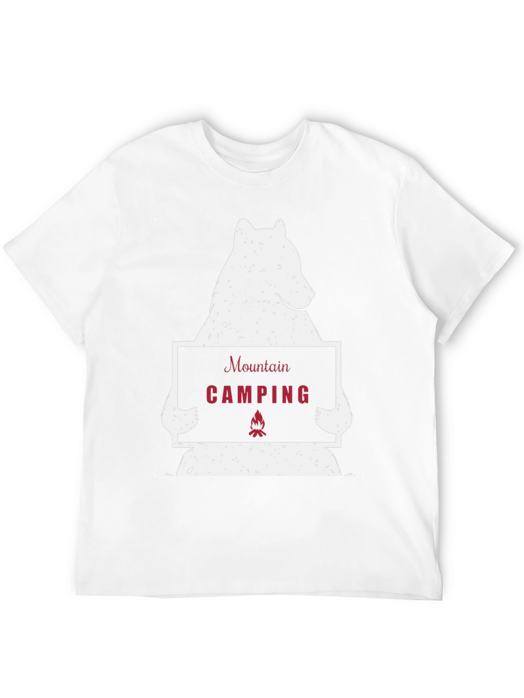 Mountain Camping Bear Graphic Tee