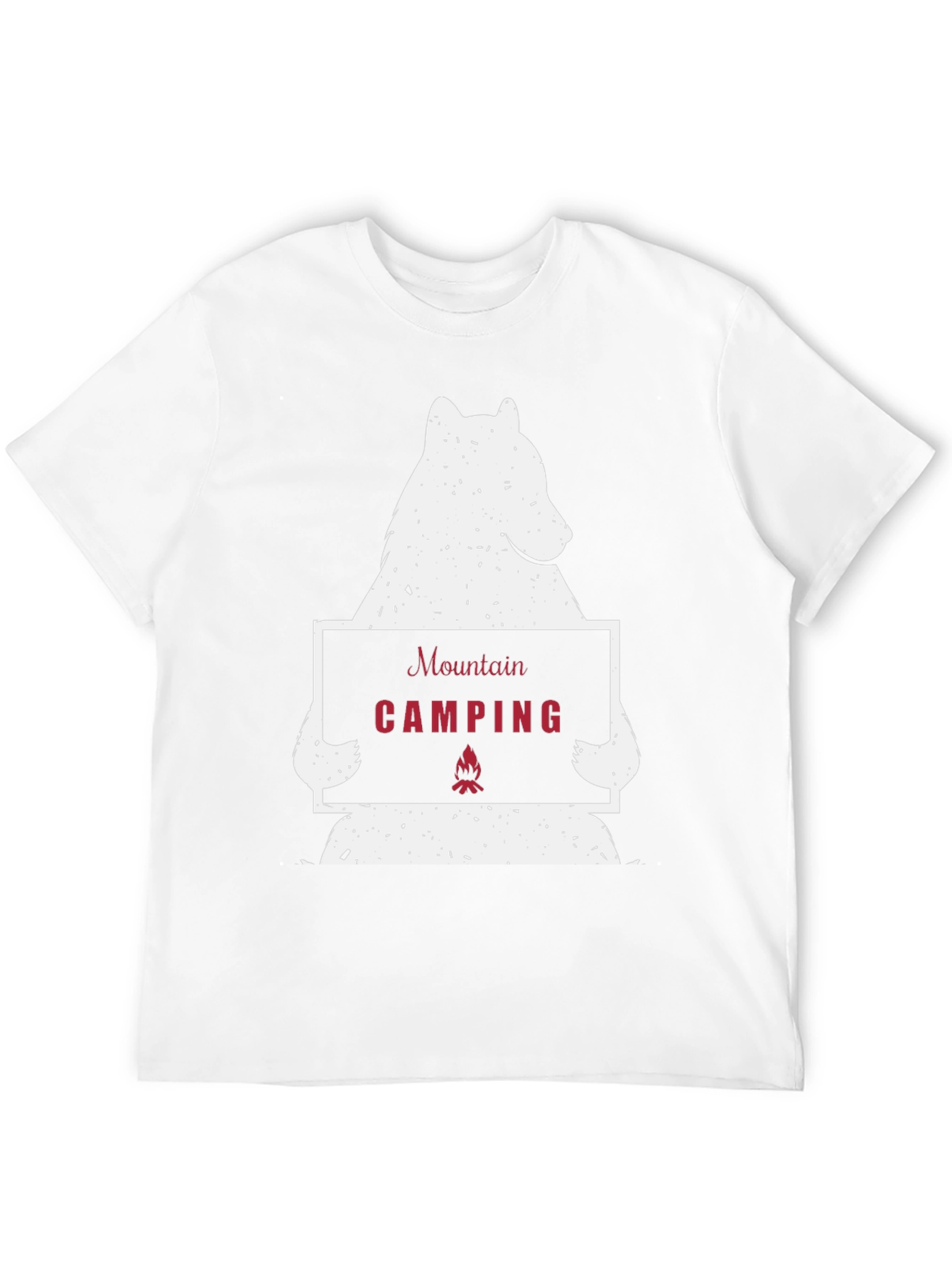 Mountain Camping Bear Graphic Tee